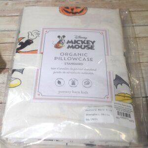 NWT Pottery Barn Mickey Mouse Halloween Standard Pillowcase